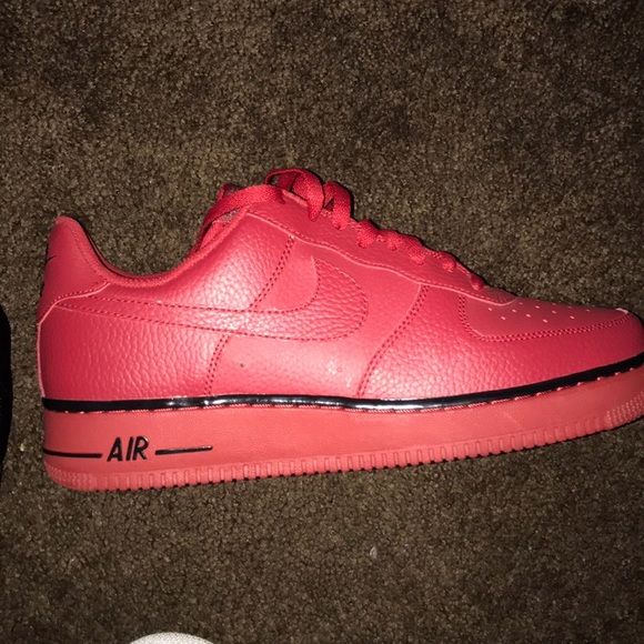 nike air force 1 snakeskin red